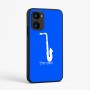 כיסוי בעיצוב אישי עם השם שלך לדגם - Realme 15x 5G בעיצוב סקסופון
