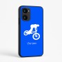 כיסוי בעיצוב אישי עם השם שלך לדגם - Realme 15x 5G בעיצוב רוכב אופניים