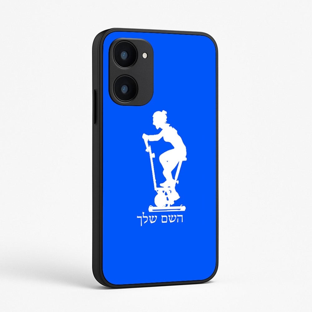 כיסוי בעיצוב אישי עם השם שלך לדגם - Realme 15x 5G בעיצוב אימון ספינינג - אישה