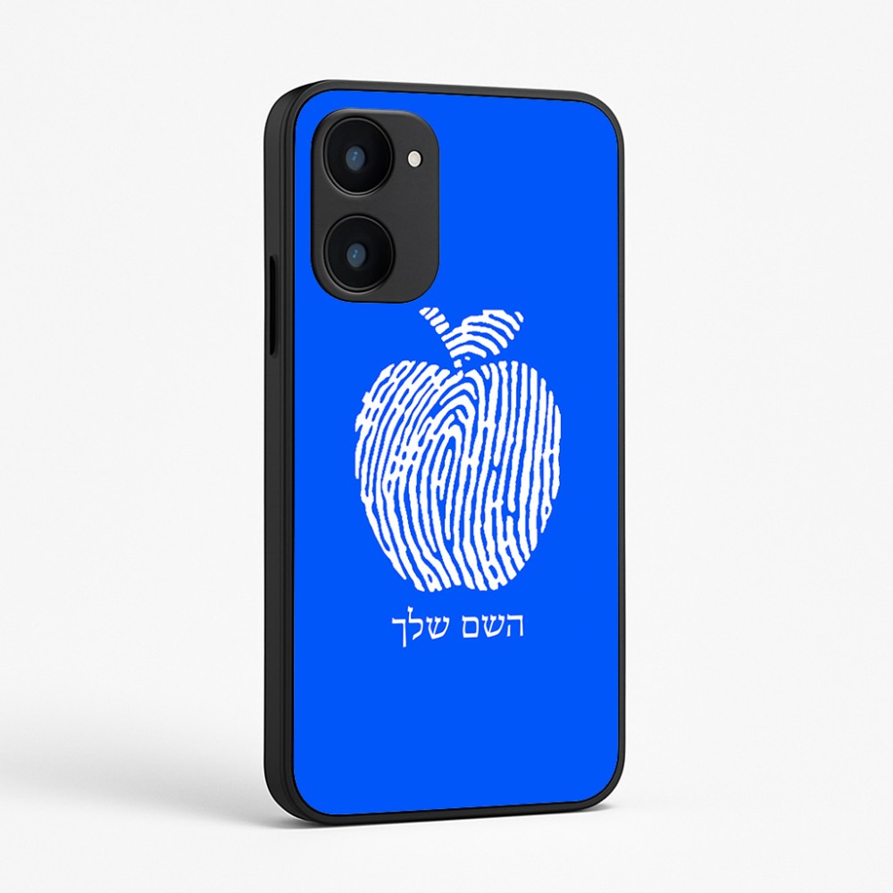 כיסוי בעיצוב אישי עם השם שלך לדגם - Realme 15x 5G בעיצוב הדפס תפוח