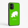 כיסוי בעיצוב אישי עם השם שלך לדגם - Realme 15x 5G בעיצוב קרנף