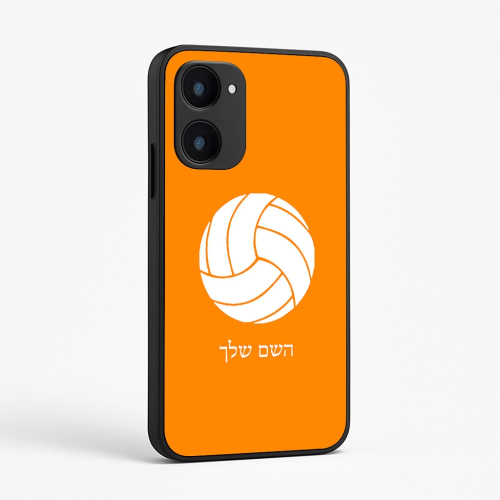 כיסוי בעיצוב אישי עם השם שלך לדגם - Realme 15x 5G בעיצוב כדור כדורעף