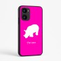 כיסוי בעיצוב אישי עם השם שלך לדגם - Realme 15x 5G בעיצוב קרנף