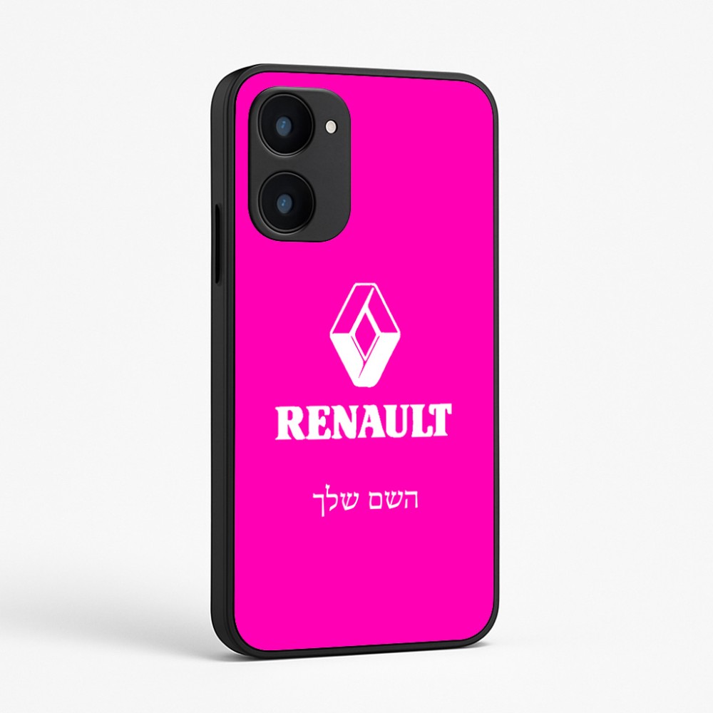 כיסוי בעיצוב אישי עם השם שלך לדגם - Realme 15x 5G בעיצוב רנו