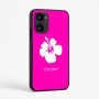 כיסוי בעיצוב אישי עם השם שלך לדגם - Realme 15x 5G בעיצוב פרח היביסקוס
