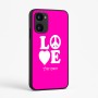 כיסוי בעיצוב אישי עם השם שלך לדגם - Realme 15x 5G בעיצוב אהבה