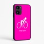 כיסוי בעיצוב אישי עם השם שלך לדגם - Realme 15x 5G בעיצוב אופניים אולימפיים