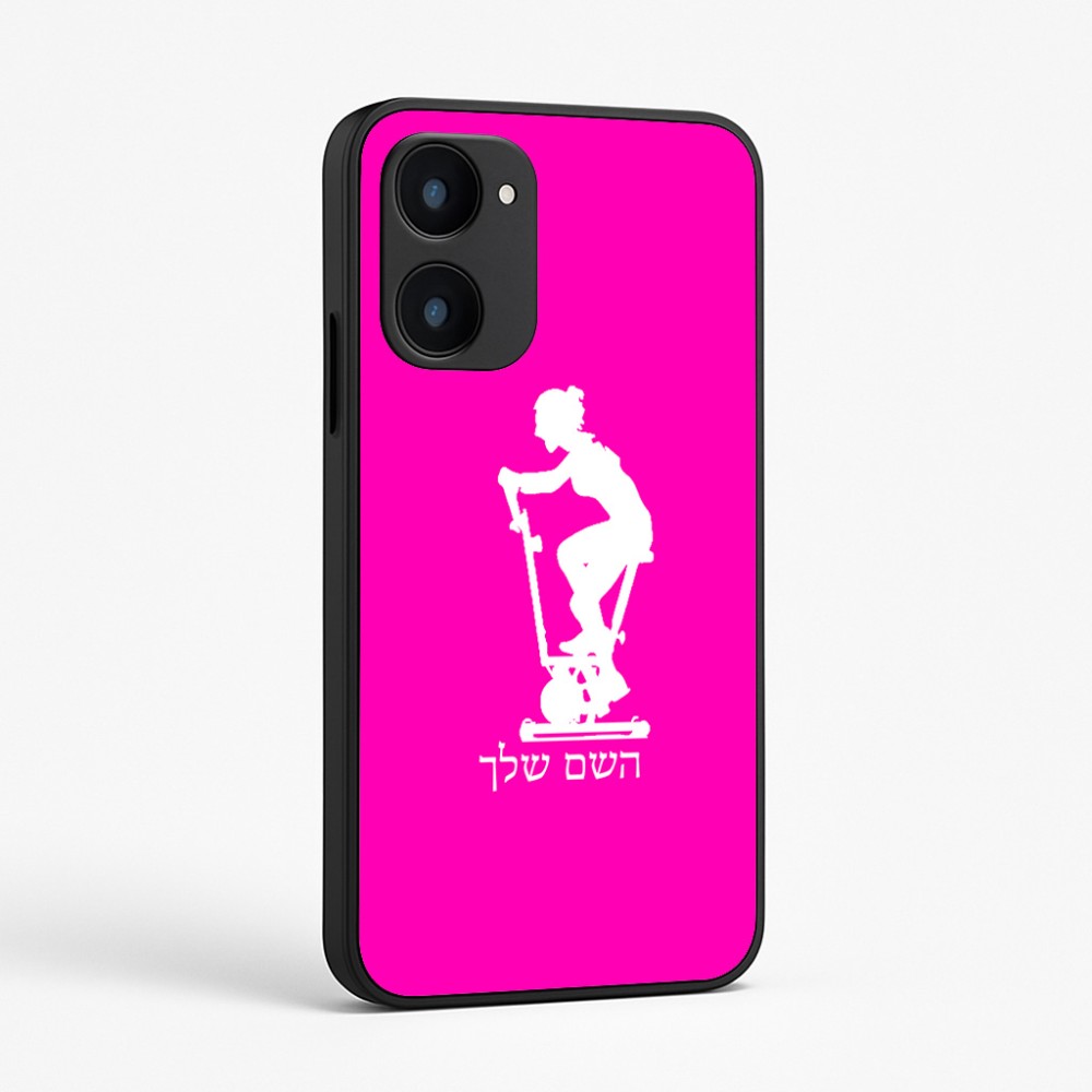 כיסוי בעיצוב אישי עם השם שלך לדגם - Realme 15x 5G בעיצוב אימון ספינינג - אישה