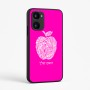 כיסוי בעיצוב אישי עם השם שלך לדגם - Realme 15x 5G בעיצוב הדפס תפוח