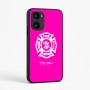 כיסוי בעיצוב אישי עם השם שלך לדגם - Realme 15x 5G בעיצוב כבאי - תגית