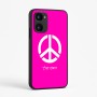 כיסוי בעיצוב אישי עם השם שלך לדגם - Realme 15x 5G בעיצוב סמל השלום