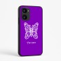 כיסוי בעיצוב אישי עם השם שלך לדגם - Realme 15x 5G בעיצוב פרפר