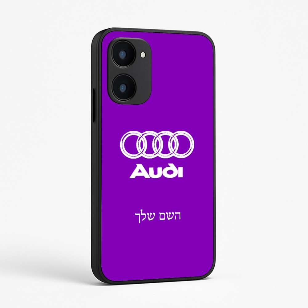 כיסוי בעיצוב אישי עם השם שלך לדגם - Realme 15x 5G בעיצוב אאודי