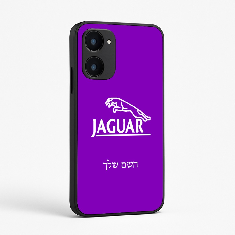 כיסוי בעיצוב אישי עם השם שלך לדגם - Realme 15x 5G בעיצוב יגואר