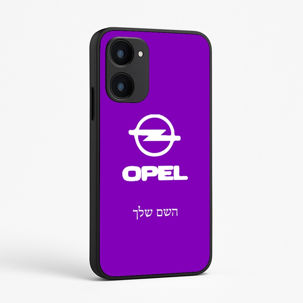 כיסוי בעיצוב אישי עם השם שלך לדגם - Realme 15x 5G בעיצוב אופל