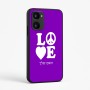 כיסוי בעיצוב אישי עם השם שלך לדגם - Realme 15x 5G בעיצוב אהבה