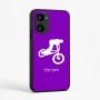 כיסוי בעיצוב אישי עם השם שלך לדגם - Realme 15x 5G בעיצוב רוכב אופניים