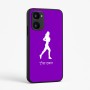 כיסוי בעיצוב אישי עם השם שלך לדגם - Realme 15x 5G בעיצוב רץ רץ אישה