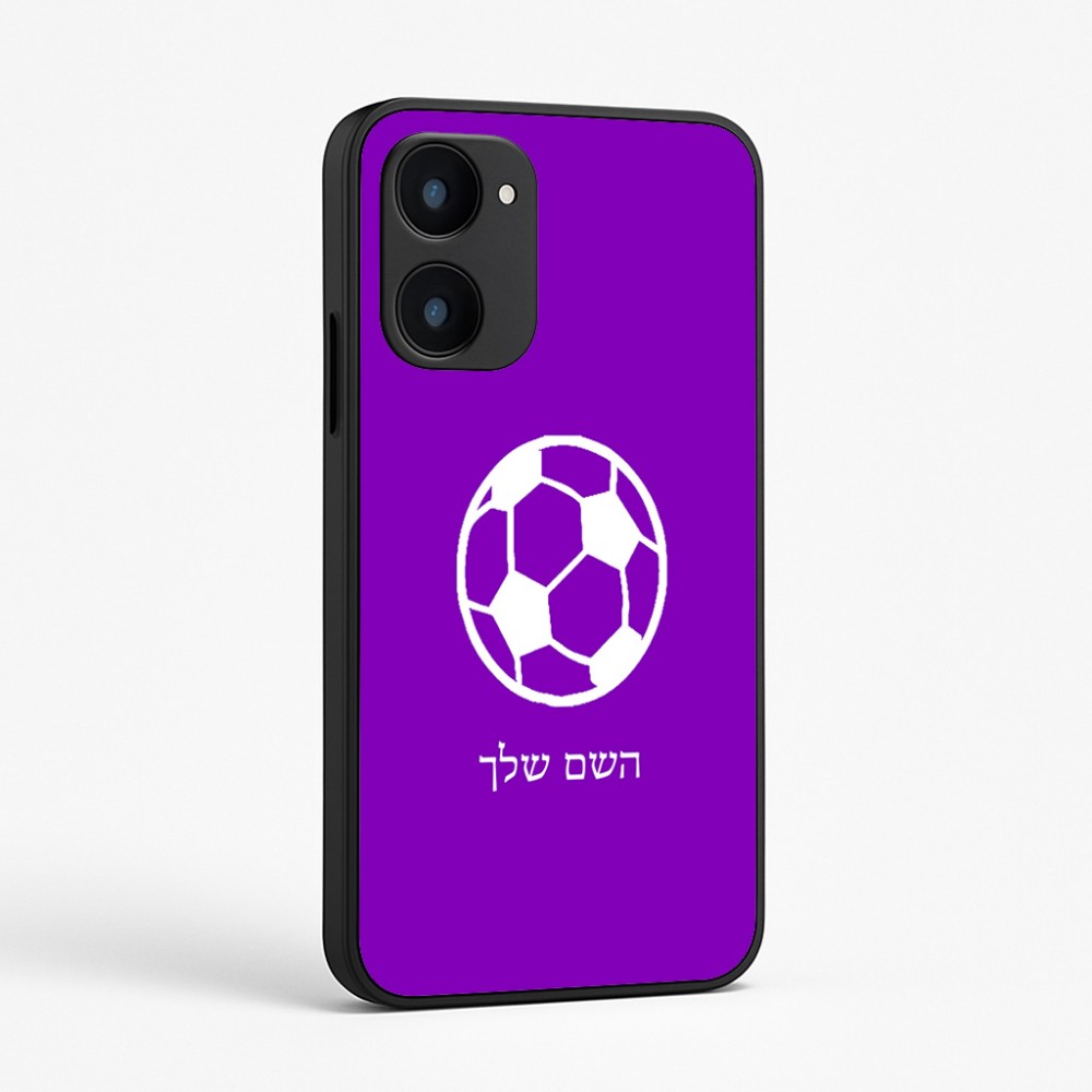 כיסוי בעיצוב אישי עם השם שלך לדגם - Realme 15x 5G בעיצוב כדורגל כדור כדורגל