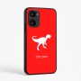 כיסוי בעיצוב אישי עם השם שלך לדגם - Realme 15x 5G בעיצוב דינוזאור