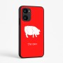 כיסוי בעיצוב אישי עם השם שלך לדגם - Realme 15x 5G בעיצוב חזיר