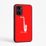 כיסוי בעיצוב אישי עם השם שלך לדגם - Realme 15x 5G בעיצוב סקסופון