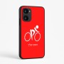 כיסוי בעיצוב אישי עם השם שלך לדגם - Realme 15x 5G בעיצוב אופניים אולימפיים