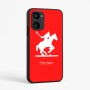 כיסוי בעיצוב אישי עם השם שלך לדגם - Realme 15x 5G בעיצוב שחקן פולו - סוס