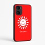 כיסוי בעיצוב אישי עם השם שלך לדגם - Realme 15x 5G בעיצוב שמש