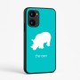 כיסוי בעיצוב אישי עם השם שלך לדגם - Realme 15x 5G בעיצוב קרנף