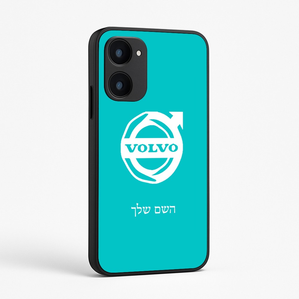 כיסוי בעיצוב אישי עם השם שלך לדגם - Realme 15x 5G בעיצוב וולוו
