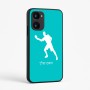 כיסוי בעיצוב אישי עם השם שלך לדגם - Realme 15x 5G בעיצוב שחקן פינג פונג
