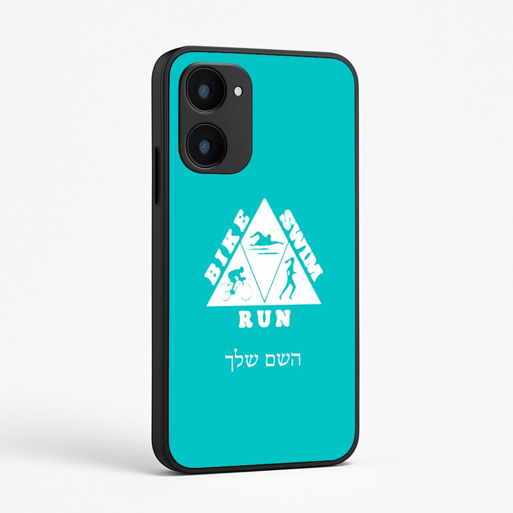 כיסוי בעיצוב אישי עם השם שלך לדגם - Realme 15x 5G בעיצוב טריאתלון