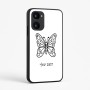 כיסוי בעיצוב אישי עם השם שלך לדגם - Realme 15x 5G בעיצוב פרפר