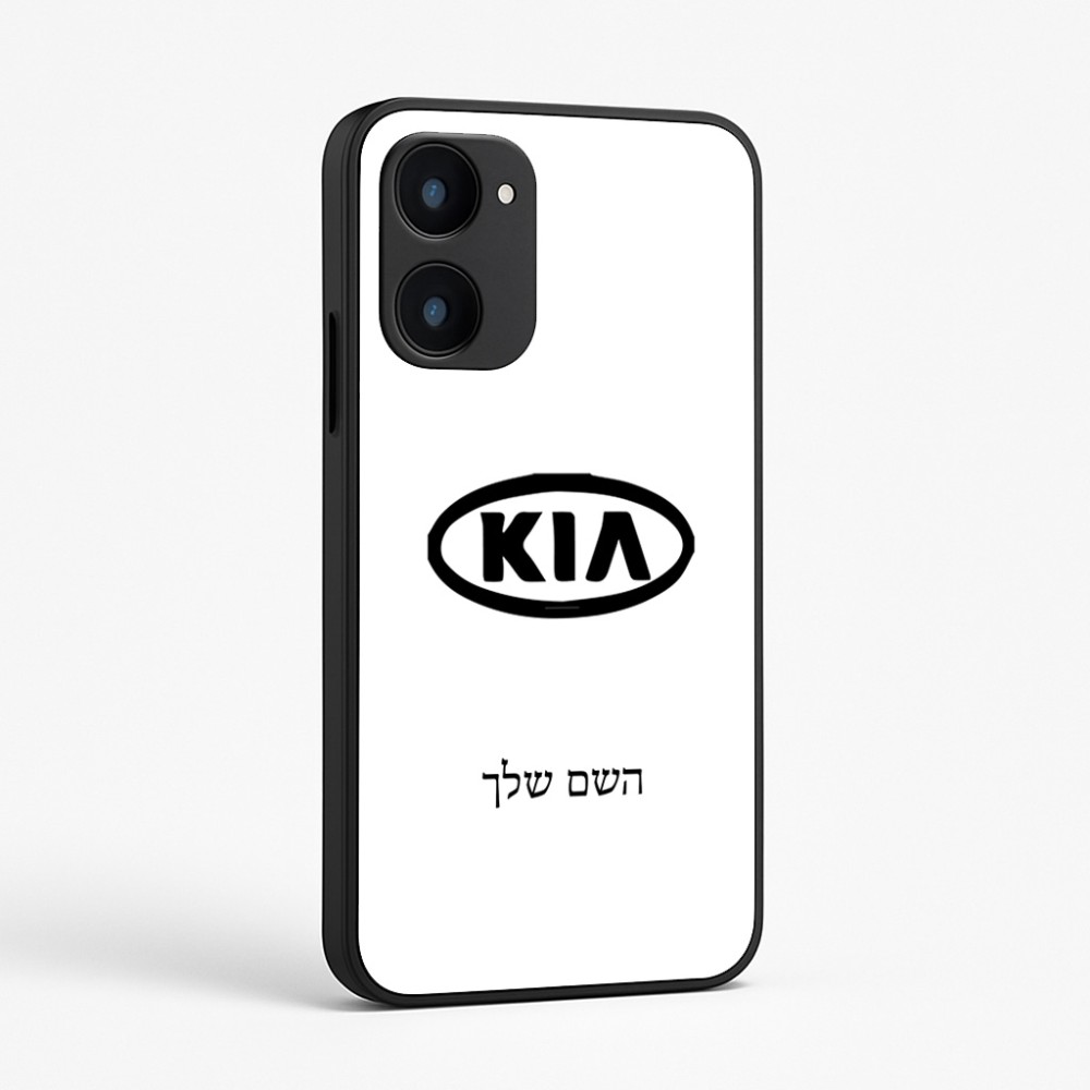 כיסוי בעיצוב אישי עם השם שלך לדגם - Realme 15x 5G בעיצוב קיה