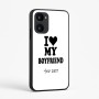 כיסוי בעיצוב אישי עם השם שלך לדגם - Realme 15x 5G בעיצוב אוהבת את החבר שלי