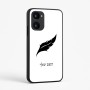 כיסוי בעיצוב אישי עם השם שלך לדגם - Realme 15x 5G בעיצוב נוצת נוצה