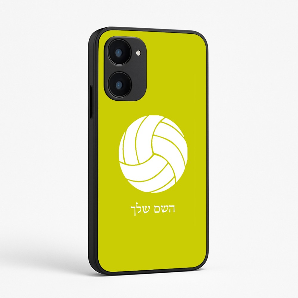 כיסוי בעיצוב אישי עם השם שלך לדגם - Realme 15x 5G בעיצוב כדור כדורעף
