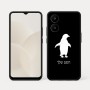 כיסוי בעיצוב אישי עם השם שלך לדגם - Realme 15x 5G בעיצוב פינגווין