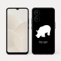 כיסוי בעיצוב אישי עם השם שלך לדגם - Realme 15x 5G בעיצוב קרנף