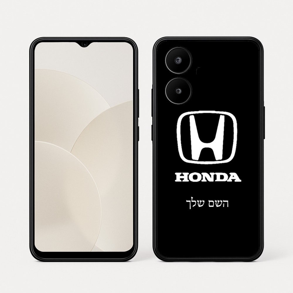 כיסוי בעיצוב אישי עם השם שלך לדגם - Realme 15x 5G בעיצוב הונדה 2
