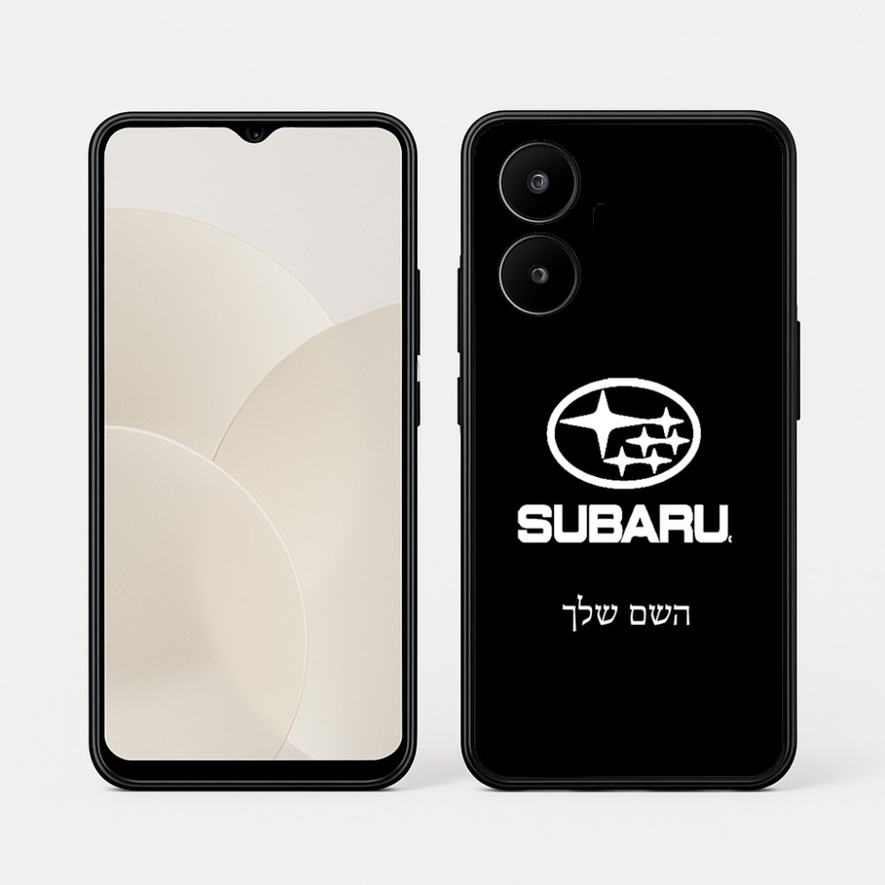 כיסוי בעיצוב אישי עם השם שלך לדגם - Realme 15x 5G בעיצוב סובארו