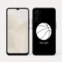 כיסוי בעיצוב אישי עם השם שלך לדגם - Realme 15x 5G בעיצוב כדורסל