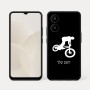 כיסוי בעיצוב אישי עם השם שלך לדגם - Realme 15x 5G בעיצוב רוכב אופניים