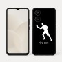 כיסוי בעיצוב אישי עם השם שלך לדגם - Realme 15x 5G בעיצוב שחקן פינג פונג
