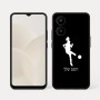 כיסוי בעיצוב אישי עם השם שלך לדגם - Realme 15x 5G בעיצוב שחקנית כדורגל - אישה