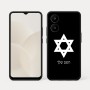 כיסוי בעיצוב אישי עם השם שלך לדגם - Realme 15x 5G בעיצוב מגן דוד - מגן דוד - ישראל