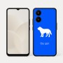 כיסוי בעיצוב אישי עם השם שלך לדגם - Realme 15x 5G בעיצוב כלב