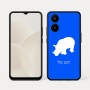 כיסוי בעיצוב אישי עם השם שלך לדגם - Realme 15x 5G בעיצוב קרנף