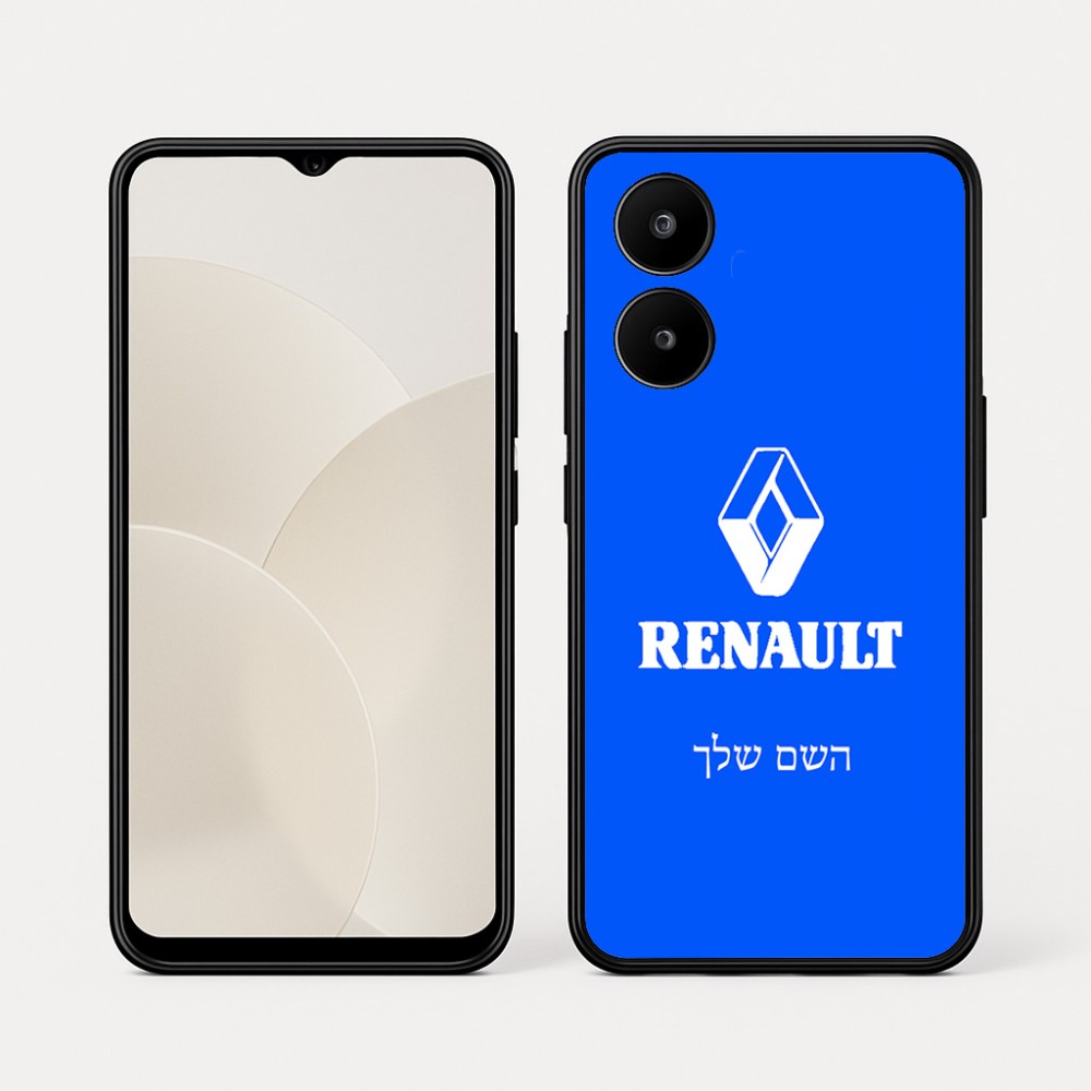 כיסוי בעיצוב אישי עם השם שלך לדגם - Realme 15x 5G בעיצוב רנו